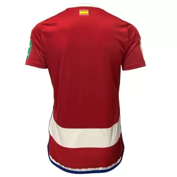 2023 2024 Granada CF Mens Home Soccer Jersey Horizontal Stripes 2023 2024 Granada CF Mens Home Soccer Jersey Horizontal Stripes
