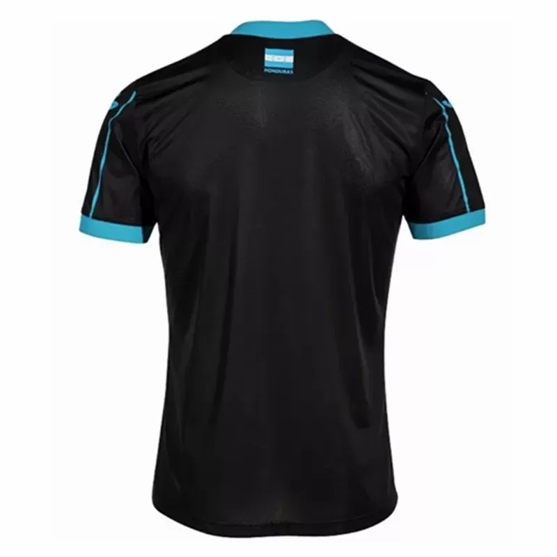 2023 2024 Honduras Mens Away Soccer Jersey Black Blue Pinstripe 2023 2024 Honduras Mens Away Soccer Jersey Black Blue Pinstripe