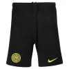 2023 2024 Inter Milan Mens Home Soccer Shorts Black Blue