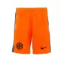 2023 2024 Inter Milan Mens Third Soccer Shorts Orange