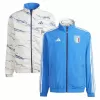 2023 2024 Italy Mens Reversible Anthem Soccer Jacket Blue White