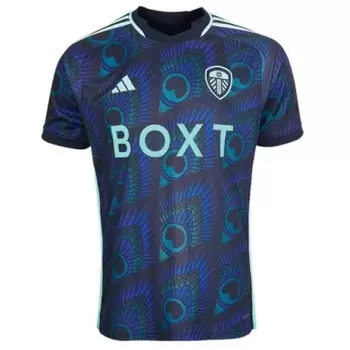 2023 2024 Leeds United Mens Away Soccer Jersey Mint Peacock
