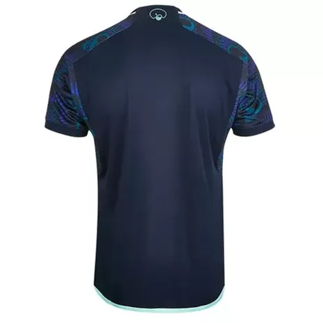 2023 2024 Leeds United Mens Away Soccer Jersey Mint Peacock 2023 2024 Leeds United Mens Away Soccer Jersey Mint Peacock