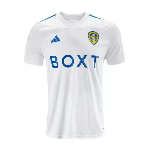 2023 2024 Leeds United Mens Home Soccer Jersey Peacock Feather Edition