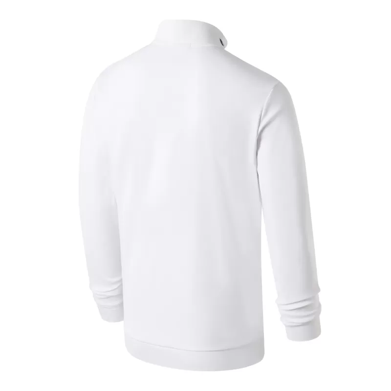 2023 2024 Lille OSC Mens Pre Match Soccer Jacket White Blue 2023 2024 Lille OSC Mens Pre Match Soccer Jacket White Blue