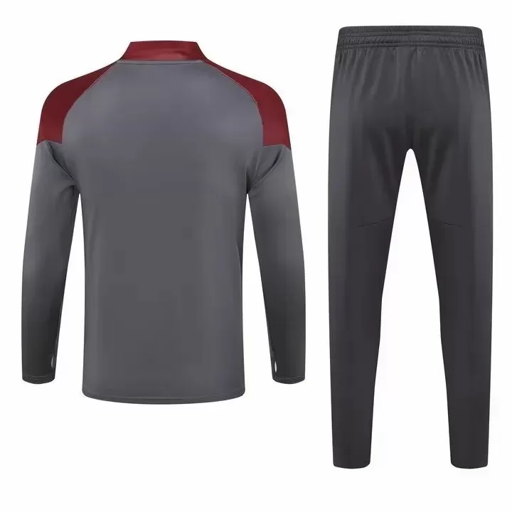 2023 2024 Manchester City Mens Grey Training Technical Soccer Tracksuit Kit 2023 2024 Manchester City Mens Grey Training Technical Soccer Tracksuit Kit
