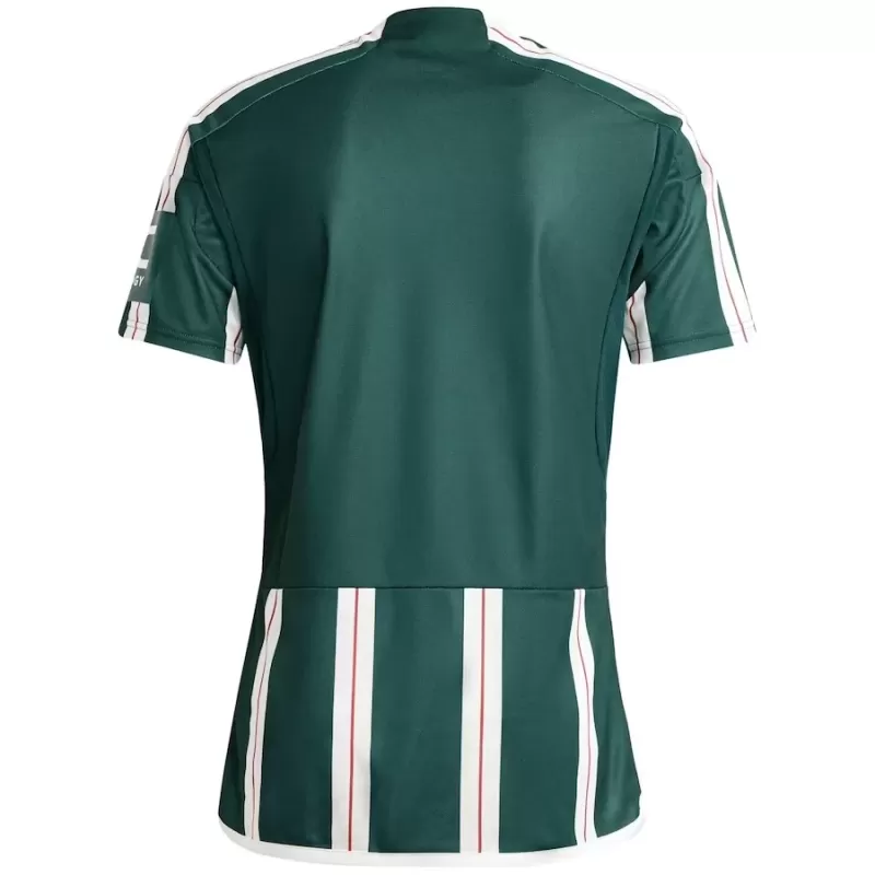 2023 2024 Manchester United Mens Away Soccer Jersey Red Devils Striped 2023 2024 Manchester United Mens Away Soccer Jersey Red Devils Striped