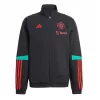 2023 2024 Manchester United Mens Black Training Presentation Soccer Jacket