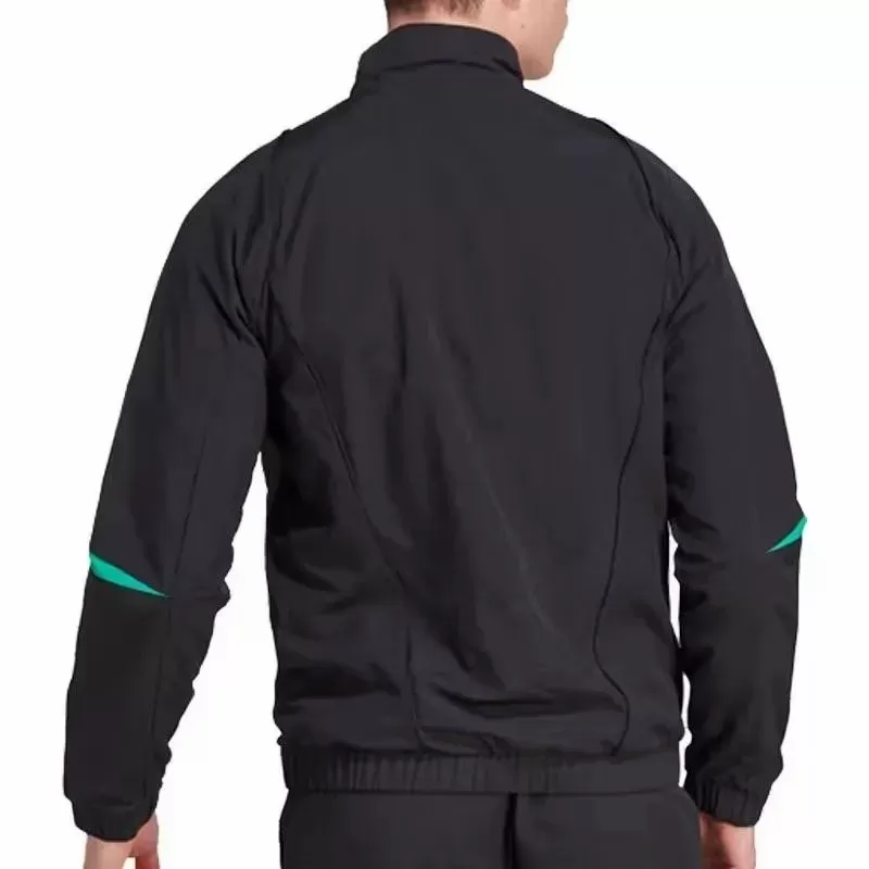 2023 2024 Manchester United Mens Black Training Presentation Soccer Jacket