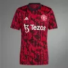 2023 2024 Manchester United Mens Pre Match Soccer Jersey Red Devil Rose 2023 2024 Manchester United Mens Pre Match Soccer Jersey Red Devil Rose