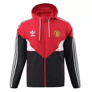 2023 2024 Manchester United Mens Red All Weather Soccer Training Jacket