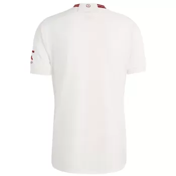 2023 2024 Manchester United Mens Third Soccer Jersey Red Devils White