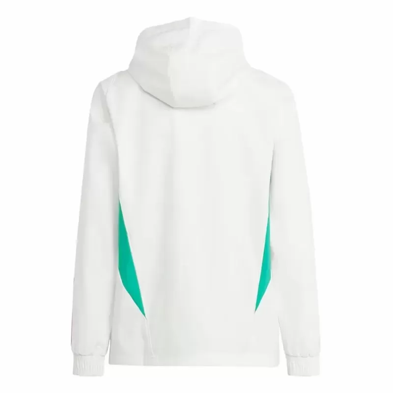 2023 2024 Manchester United Mens White Training Presentation Soccer Jacket