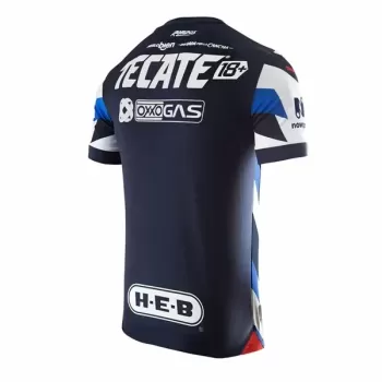 2023 2024 Monterrey Mens Third Soccer Jersey Rayados Blue
