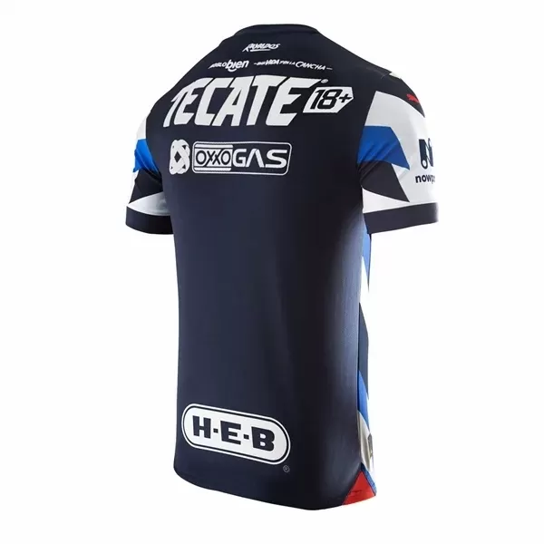 2023 2024 Monterrey Mens Third Soccer Jersey Rayados Blue