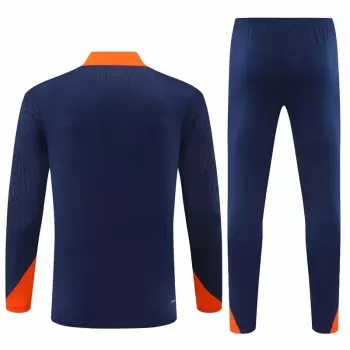 2023 2024 Netherlands Mens Navy Training Technical Soccer Tracksuit Kit 2023 2024 Netherlands Mens Navy Training Technical Soccer Tracksuit Kit