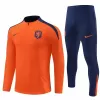 2023 2024 Netherlands Mens Orange Training Technical Soccer Tracksuit Kit