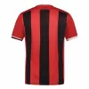 2023 2024 OGC Nice Mens Home Soccer Jersey Red Black Stripes