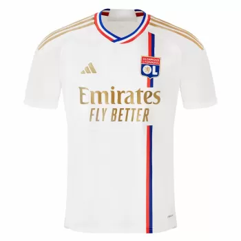 2023 2024 Olympique Lyonnais Mens Home Soccer Jersey Culinary Heritage
