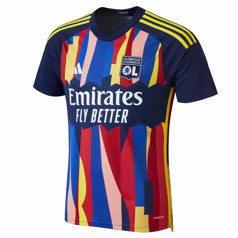 2023 2024 Olympique Lyonnais Mens Third Soccer Jersey Artist Collab 2023 2024 Olympique Lyonnais Mens Third Soccer Jersey Artist Collab