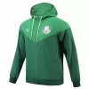 2023 2024 Palmeiras Mens Green Full Zip Hooded Windrunner Soccer Jacket 2023 2024 Palmeiras Mens Green Full Zip Hooded Windrunner Soccer Jacket