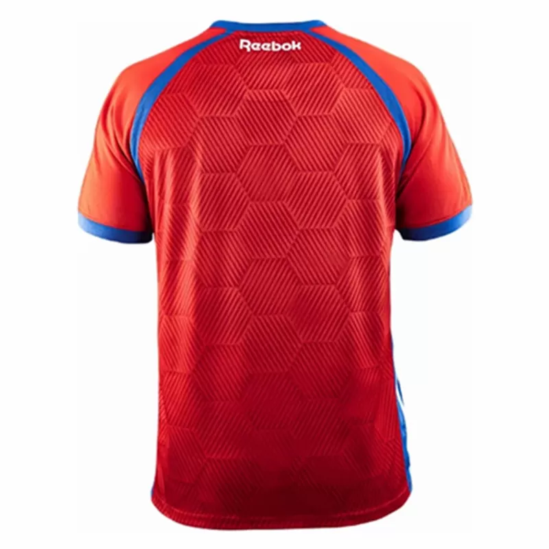 2023 2024 Panama Mens Home Soccer Jersey Red Hexagon Pattern 2023 2024 Panama Mens Home Soccer Jersey Red Hexagon Pattern