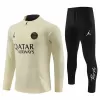 2023 2024 Paris Saint Germain Mens Beige Training Technical Soccer Tracksuit Kit 2023 2024 Paris Saint Germain Mens Beige Training Technical Soccer Tracksuit Kit