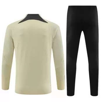 2023 2024 Paris Saint Germain Mens Beige Training Technical Soccer Tracksuit Kit 2023 2024 Paris Saint Germain Mens Beige Training Technical Soccer Tracksuit Kit