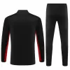 2023 2024 Paris Saint Germain Mens Black Training Technical Soccer Tracksuit Kit