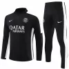 2023 2024 Paris Saint Germain Mens Black Training Technical Soccer Tracksuit Kit 2023 2024 Paris Saint Germain Mens Black Training Technical Soccer Tracksuit Kit