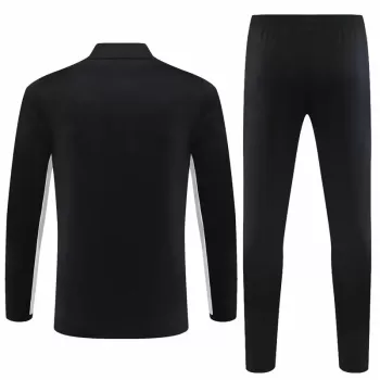 2023 2024 Paris Saint Germain Mens Black Training Technical Soccer Tracksuit Kit