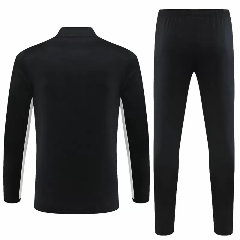 2023 2024 Paris Saint Germain Mens Black Training Technical Soccer Tracksuit Kit 2023 2024 Paris Saint Germain Mens Black Training Technical Soccer Tracksuit Kit