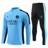 2023 2024 Paris Saint Germain Mens Blue Training Technical Soccer Tracksuit Kit