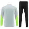 2023 2024 Paris Saint Germain Mens Grey Training Technical Soccer Tracksuit Kit