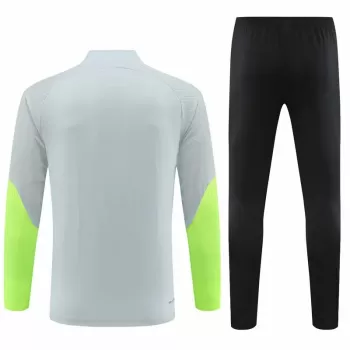 2023 2024 Paris Saint Germain Mens Grey Training Technical Soccer Tracksuit Kit
