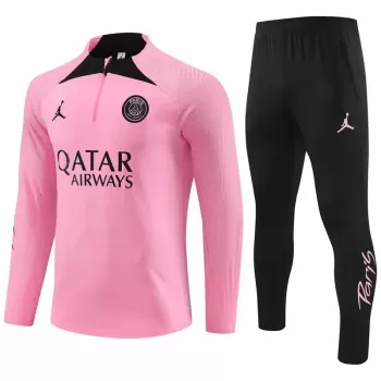 2023 2024 Paris Saint Germain Mens Pink Training Technical Soccer Tracksuit Kit