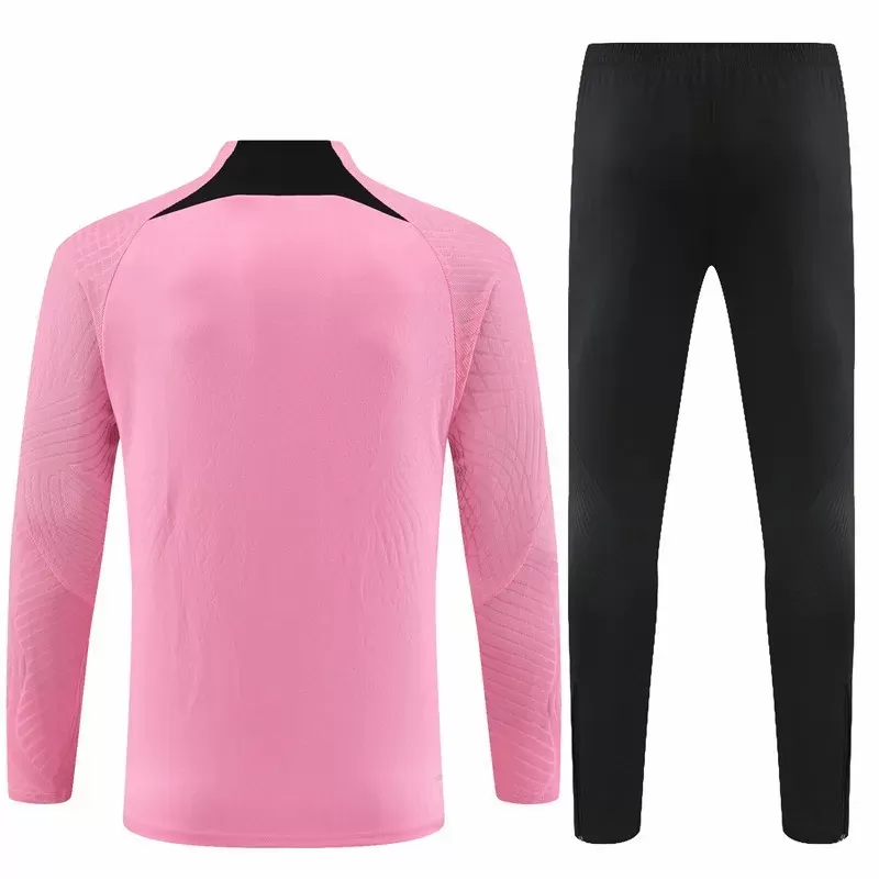 2023 2024 Paris Saint Germain Mens Pink Training Technical Soccer Tracksuit Kit 2023 2024 Paris Saint Germain Mens Pink Training Technical Soccer Tracksuit Kit