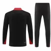 2023 2024 Portugal Mens Black Training Technical Soccer Tracksuit Kit
