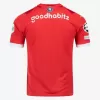 2023 2024 PSV Eindhoven Mens Home Soccer Jersey Red White Stripe