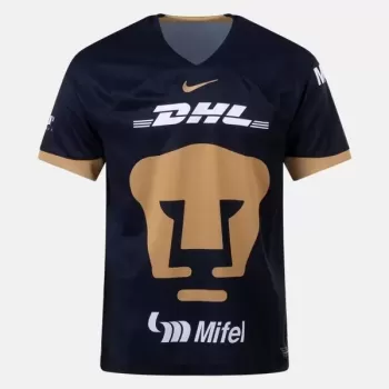 2023 2024 Pumas UNAM Mens Away Soccer Jersey Navy Gold