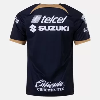 2023 2024 Pumas UNAM Mens Away Soccer Jersey Navy Gold 2023 2024 Pumas UNAM Mens Away Soccer Jersey Navy Gold