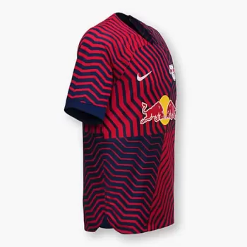2023 2024 RB Leipzig Mens Away Soccer Jersey Blue National Edition 2023 2024 RB Leipzig Mens Away Soccer Jersey Blue National Edition