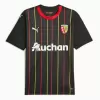 2023 2024 RC Lens Mens Away Soccer Jersey Black Red