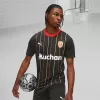 2023 2024 RC Lens Mens Away Soccer Jersey Black Red 2023 2024 RC Lens Mens Away Soccer Jersey Black Red