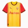 2023 2024 RC Lens Mens Home Soccer Jersey Yellow Red
