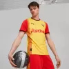 2023 2024 RC Lens Mens Home Soccer Jersey Yellow Red