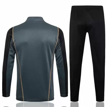 2023 2024 Real Madrid Grey Training Presentation Soccer Tracksuit Kit