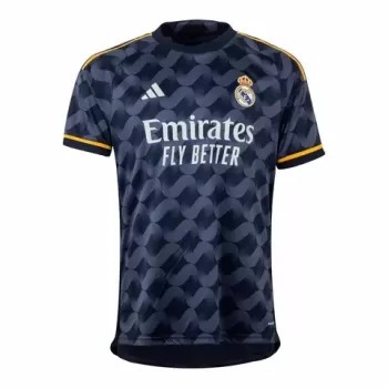 2023 2024 Real Madrid Mens Away Soccer Jersey Navy Infinity