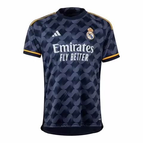 2023 2024 Real Madrid Mens Away Soccer Jersey Navy Infinity