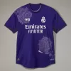 2023 2024 Real Madrid Mens Dark Purple Fourth Soccer Jersey Floral 2023 2024 Real Madrid Mens Dark Purple Fourth Soccer Jersey Floral